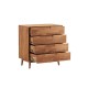 komoda dębowa Sweden 4 szuflady belbazaar