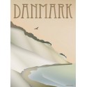 Denmark Cliff plakat VISSEVASSE